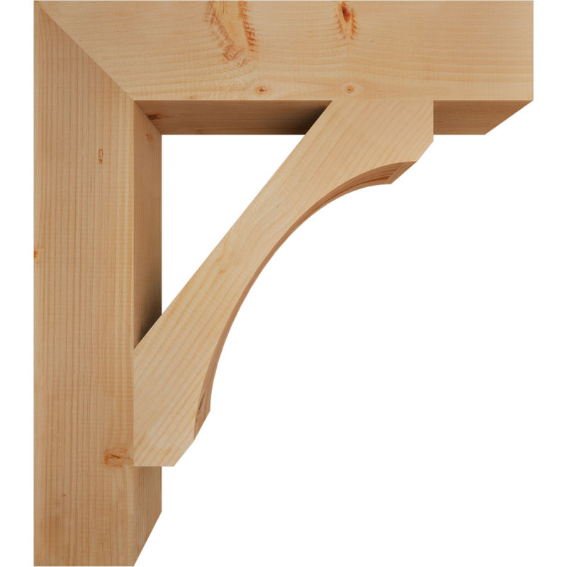 Support en bois rustique Legacy Block, Sapin de Douglas, Lisse, H 34 po x l 5,5 po x P 30 po