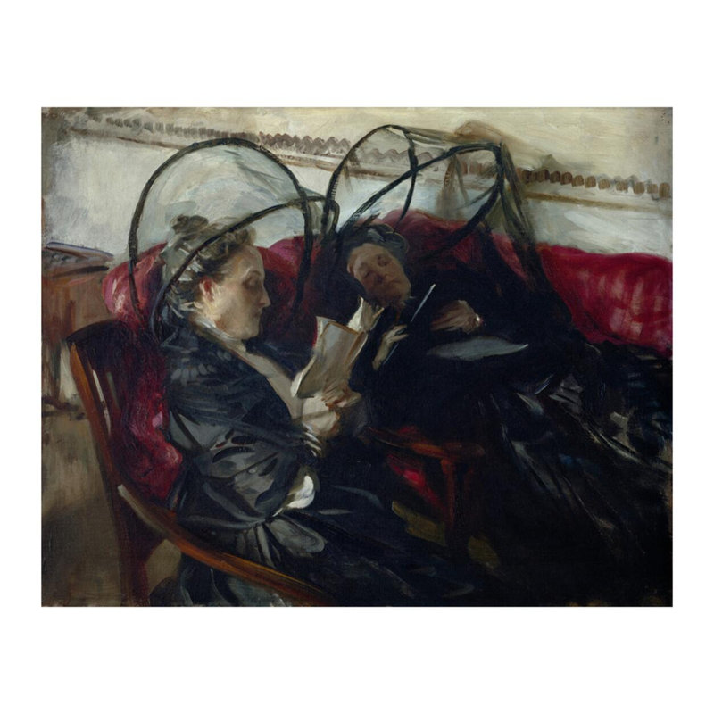Mosquito Nets by John Singer Sargent - Giclee Print, 16" H x 20" W