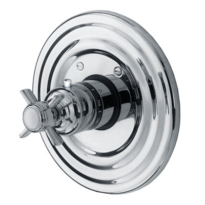 Fairfield 3/4" Round Thermostatic Trim Plate With Handle