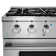 Cosmo 30 in. Vista Collection 3.5 cu. ft. Gas Range, 4 Burners, Convection Oven, LED Light Panel, in Modern Stainless Steel