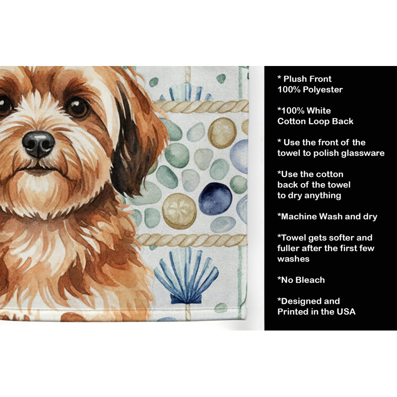 Serviette de cuisine Sable Havanais Coastal, Sable Havanese