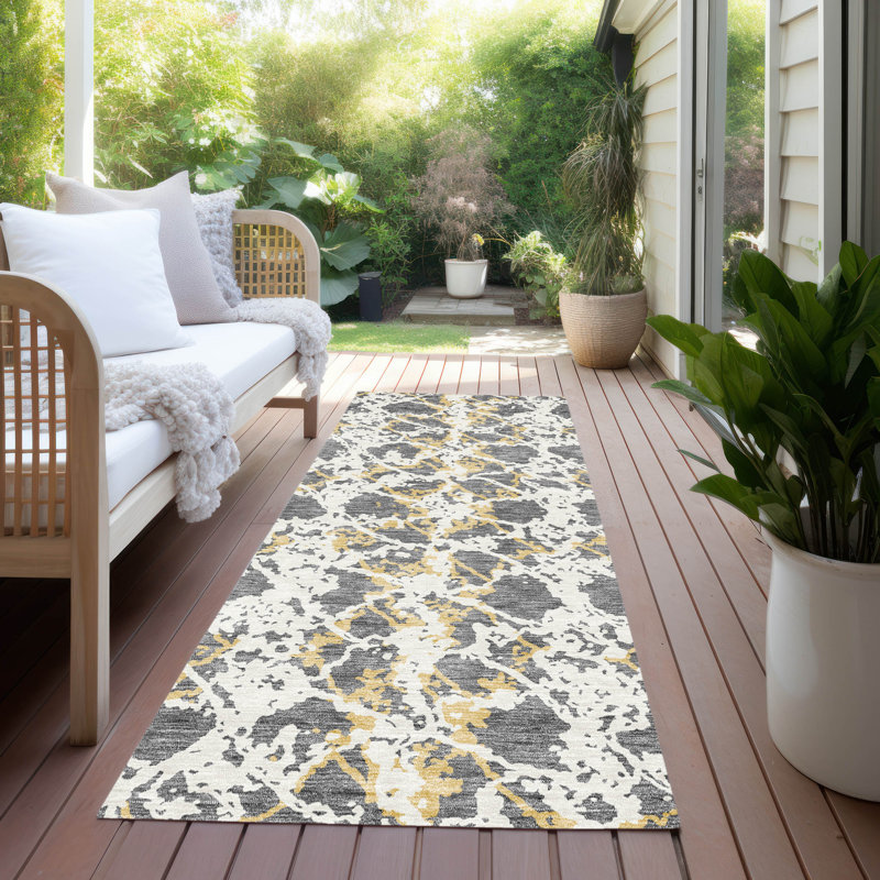 Tapis extérieur Aquaisha, Tapis de couloir 2 pi 3 po x 7 pi 6 po