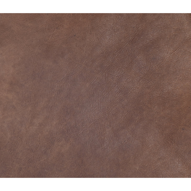 Endora Leather Bench, Cappuccino Genuine Leather, Brown