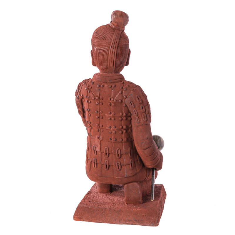 Weather Resistant UV Resistant Fiberstone Garden Statue, Rust