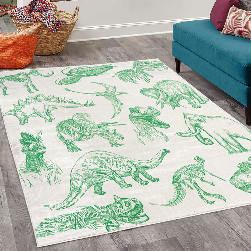 Tapis décoratif Shaftbury, Rectangle 4 pi x 5 pi 5 po