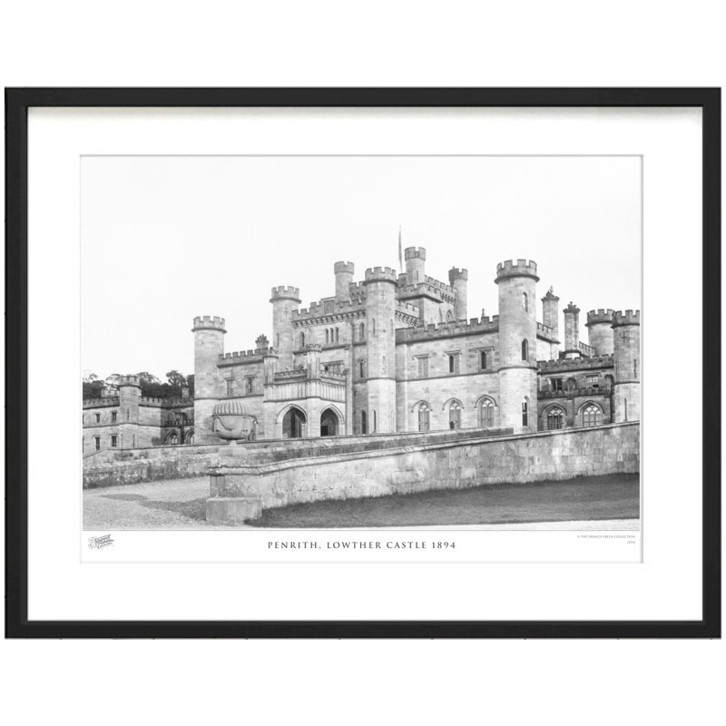 Penrith, Lowther Castle 1894 - Single Picture Frame Print, 28cm H x 36cm W x 2.3cm D