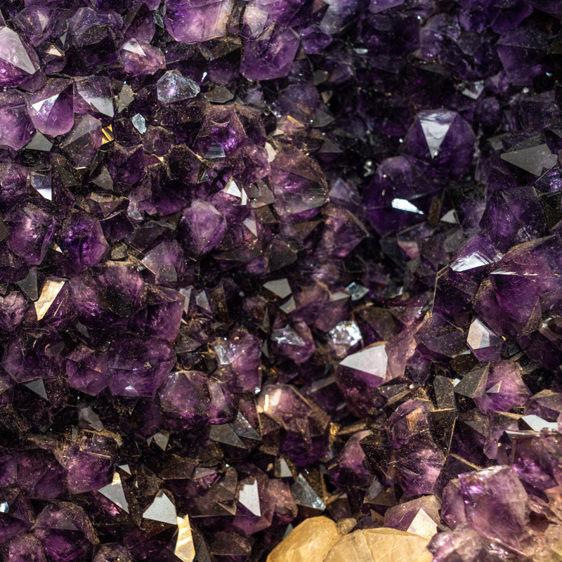 Huge Amethyst Butterfly Geode Crystal Cluster