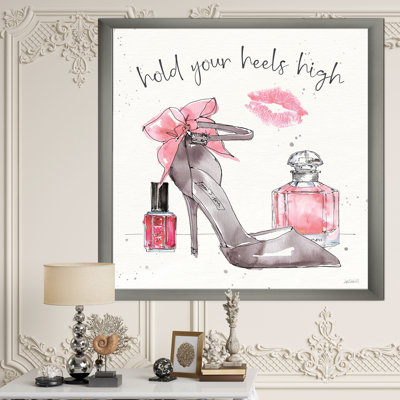 « glam chic accents iv »-cadre photo sur toile