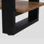 Table de bout à 2 niveaux en bois massif Beames Live Edge avec rangement-124438186