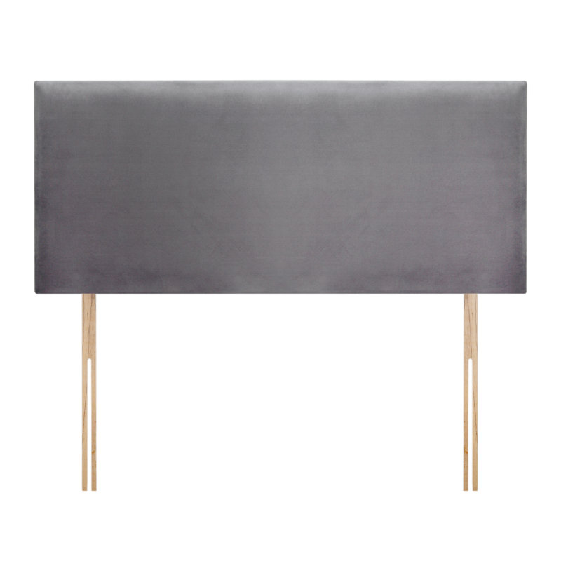 Bedford Upholstered Headboard, Steel, Single (3'), Velvet