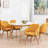 Fegan Swivel Linen Upholstered Back Side Chair-879140303-913849422