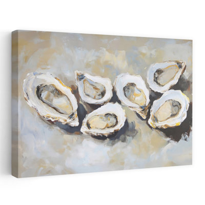 Oysters, art mural contemporain abstrait