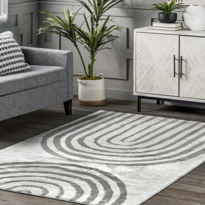 Sena Modern Rainbow Area Rug