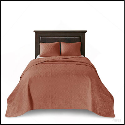 Ensemble de couvre-lit réversible 3 pièces Clay Red Queen