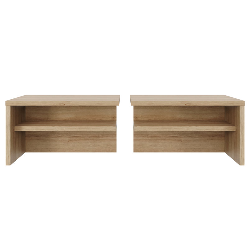 Abigeal Extension Nightstands, Set of 2, Brown