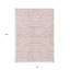 Tapis intérieur lavable à imprimé animal 8 pi x 10 pi rose