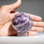 Véritable sphère lépidolite polie (1,21 lb)