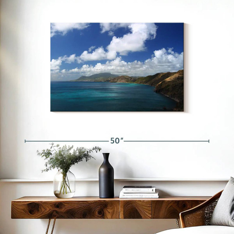 Nicci Saint Kitts Coastline, H 24 po x l 36 po