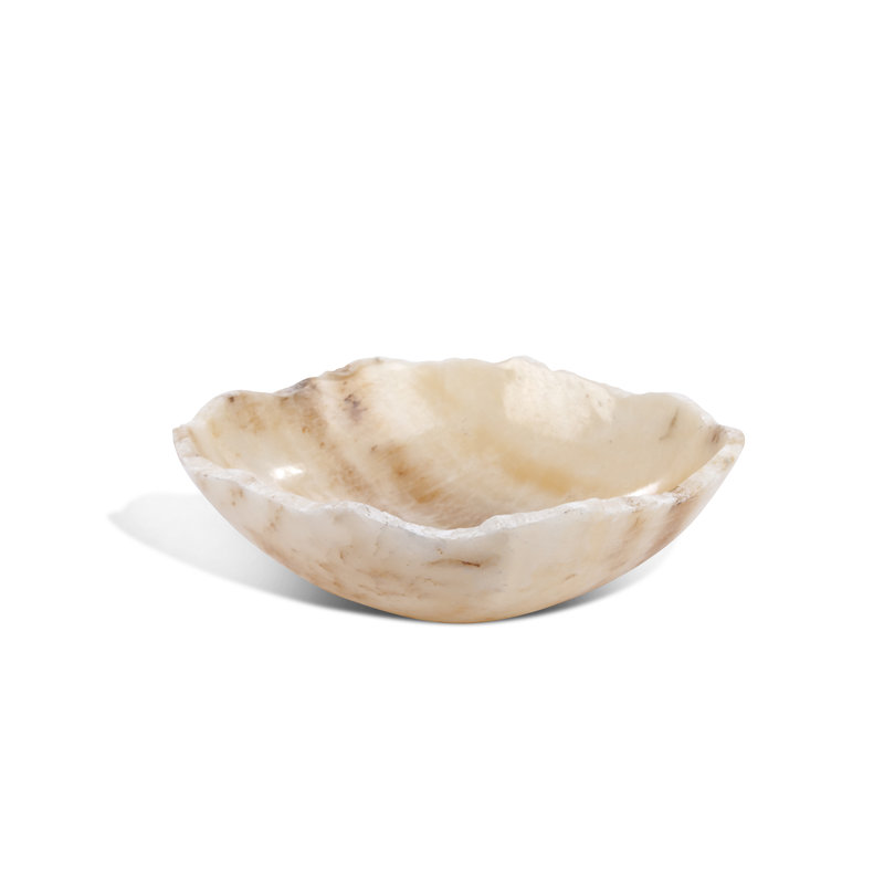 Handmade Stone Metal Decorative Bowl - Set of 1