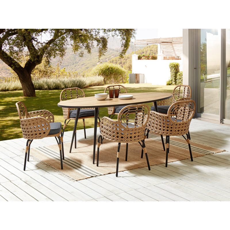 Aareona Patio Dining Armchair with Cushion