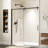 56"-60" W x 72" H Single Sliding Frameless Shower Door-124638138