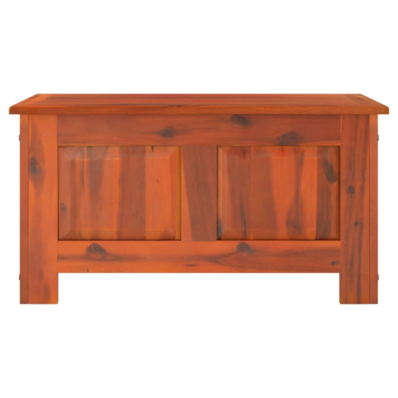 Piece Camp Trunk / Footlocker, 37cm H x 70cm W x 35cm D, Brown