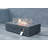 Dublin 52" Rectangle Concrete Fire Table Dark Gray Color-2006526748