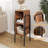 Top End Table Set End Table with Storage and Built-In Electrical Outlet