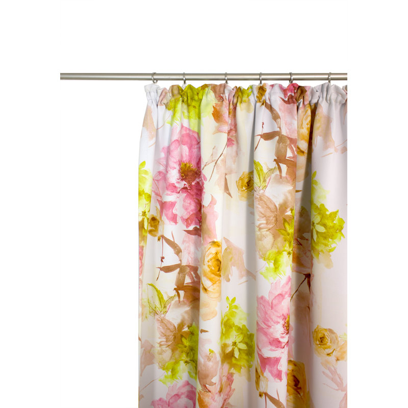 Bartling Room Darkening Curtain Single Panel, Pink, 145cm Width x 245cm Drop