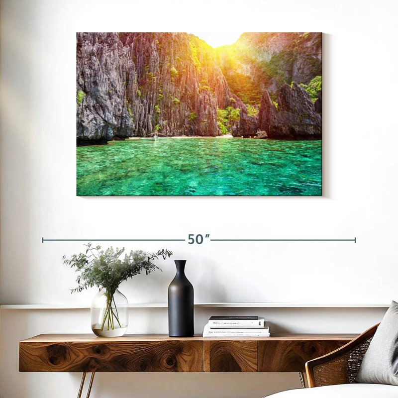 Gillard El Nido Gillard Cliffs, 26" H x 39" W