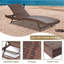 Chaise longue en osier Diran-567603220