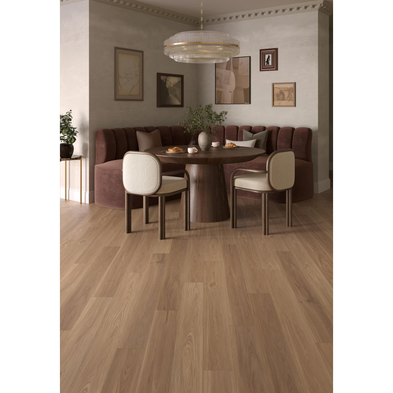 Nouvelle planche de vinyle de luxe Adura Flex avec chêne Microban Noble 7 po x 2,5 mm en gland avec couche d'usure de 20 mil