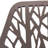 Hadda Stackable Dining Chair with Floral Cutout Back and Stainless Steel Legs – Modern Metal Side Chair for Kitchen, Dining Room, or Restaurant-434286752