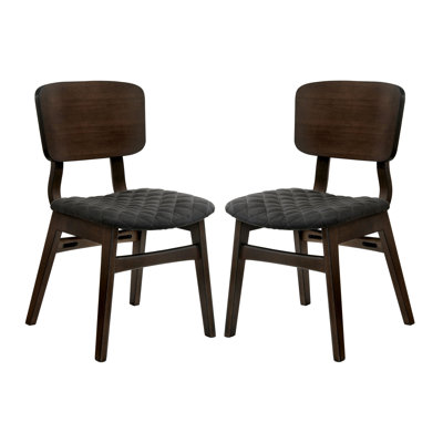 Chaise d'appoint rembourrée en noyer Delatorre
