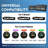 Black Replacement Garage Door Opener Remote, 1 Pack 3-Button Universal