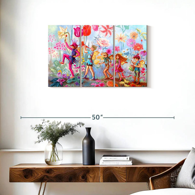 Ashelle Parade Of Flowers, 20" H x 33" W