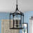Arminta 4 - Light Black Lantern Pendant