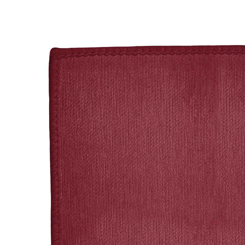 Tapis de table rouge en brique de hockey national, Tapis de couloir 2 pi 6 po x 8 pi