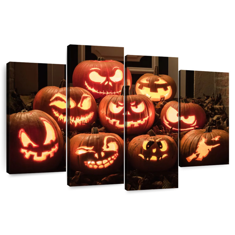 Lelend Jack O Lantern Pile, 32'' H x 52'' W