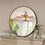 Bhagwanaram Aluminum Framed Round Wall Mirror-747923988-747923989