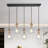 Hooman 5 - Light Dimmable Kitchen Island Modern Linear Chandelier