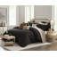 Onyx Black Striped Duvet Set-1419190949