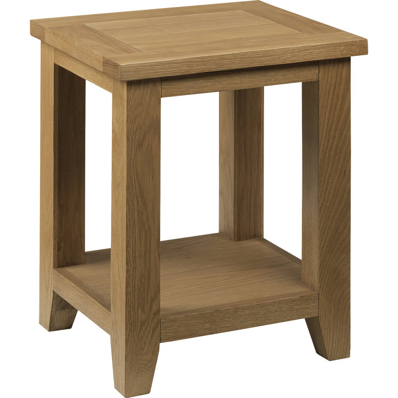 Nutmeg Solid Wood Frame End Table