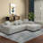 L Shaped Modular Sofa ,No Assembly Required-1354468724