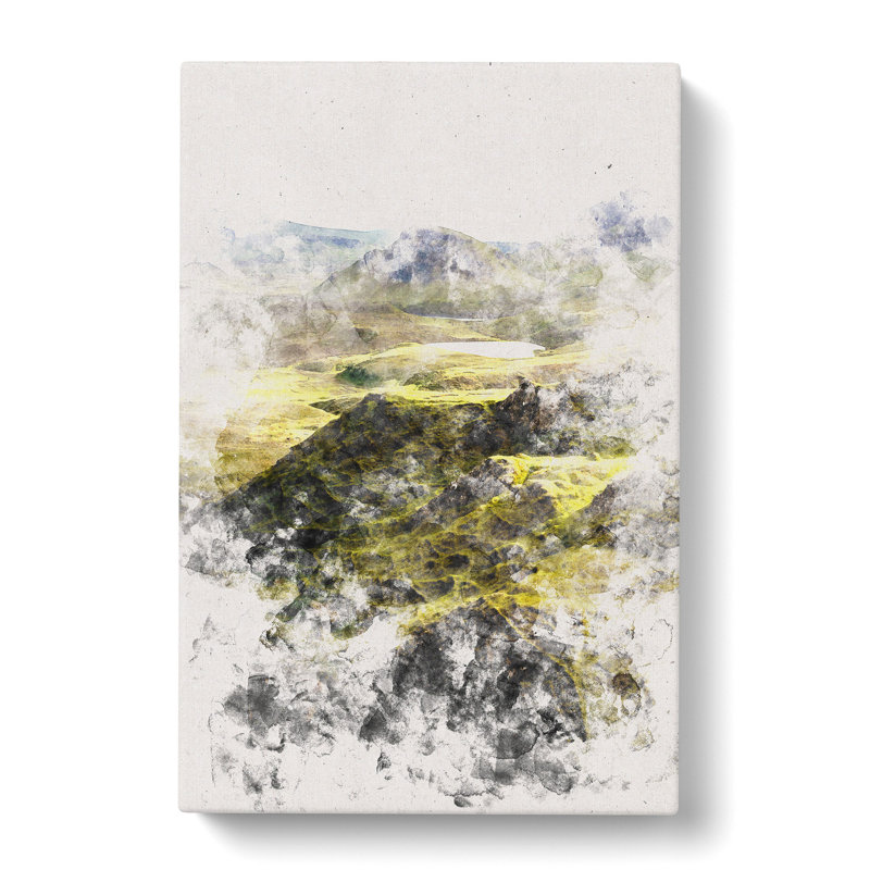 Portree In The Isle Of Skye Scotland - Wrapped Canvas Painting, 60cm H x 40cm W x 3cm D