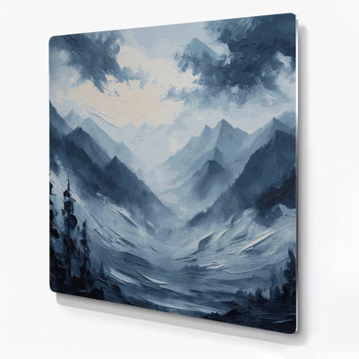 Art d'Halloween, paysages brumeux en métal gris