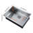 27" Kitchen Sink Undermount Single Bowl Drop-In Basin Stainless Steel Bar