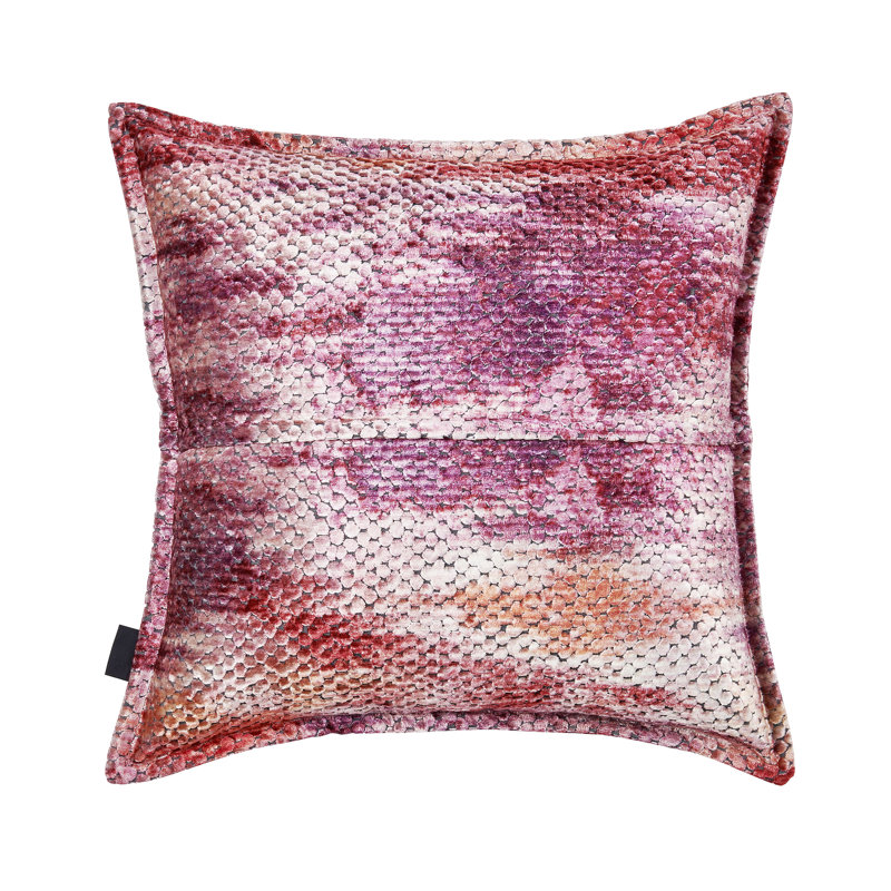 Aaronette Abstract Square Cushion Cover Cushion, Red, 45 x 45cm