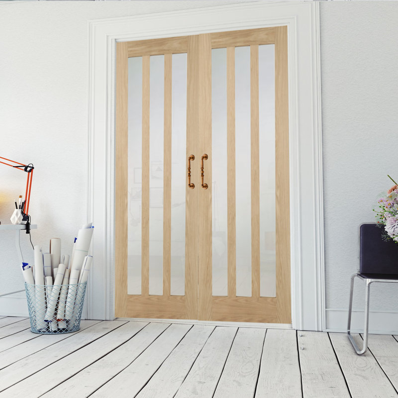 Careese French Doors, 136cm x 198.1cm, Frosted