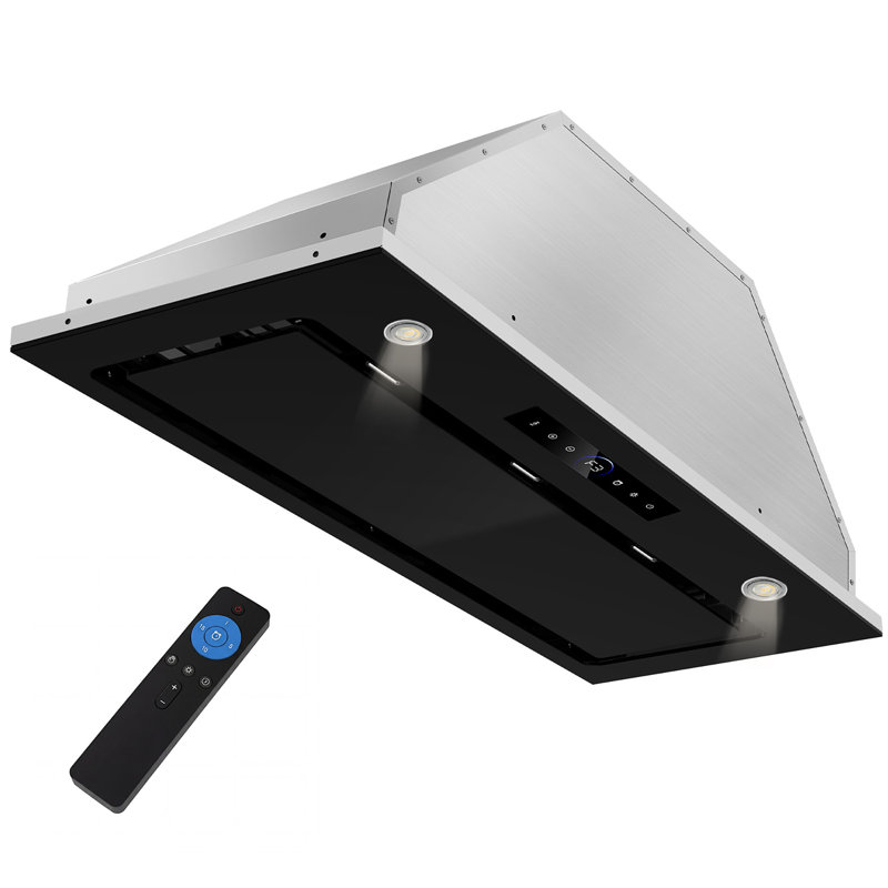 Hotte encastrable convertible 900 pi³ / min 4 vitesses réglables avec lumières à DEL de 2 à 3 watts, 36"